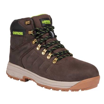 Apache Moose Jaw Waterproof Safety Boot Brown Size 8